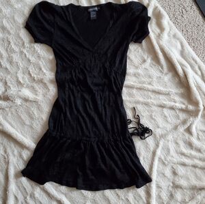 Rampage Cap Sleeve Sparkle Dress